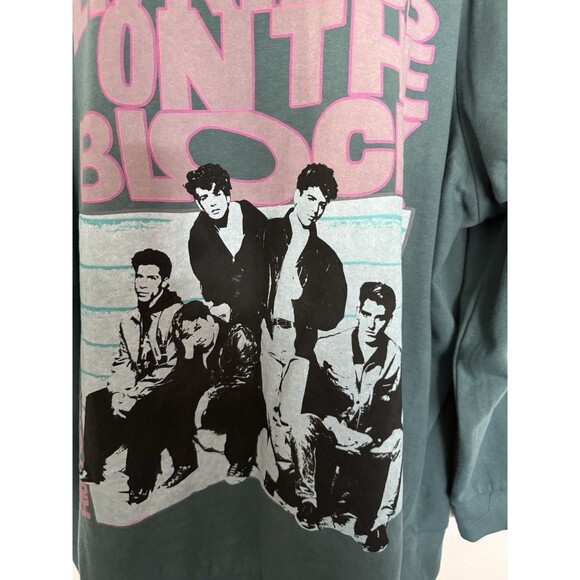 Torrid New Kids on the Block Sweatshirt 4X Cozy Fleece Crew Neck  4 Plus Green - Picture 5 of 7